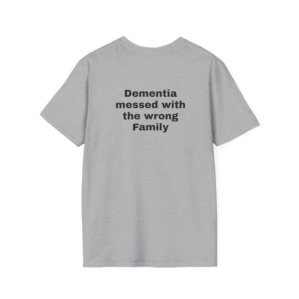 Thumbnail: Dementia messed with the wrong Family - Unisex Softstyle T-Shirt