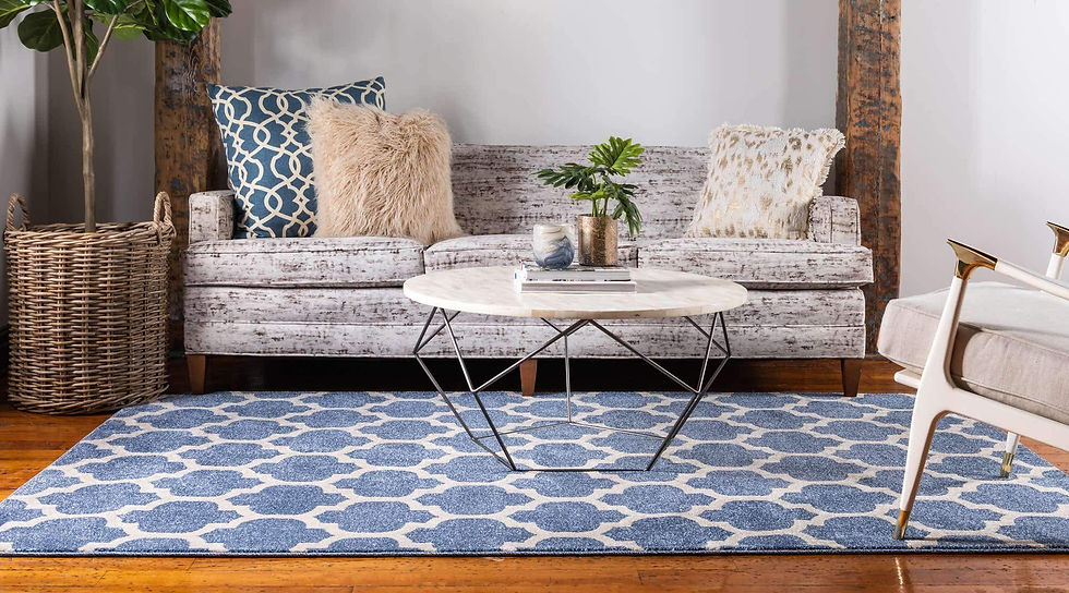 Thumbnail: Unique Loom Trellis Collection Area Rug - Philadelphia (8' x 11' Rectangle Li...