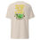 Thumbnail: Beige crew neck t-shirt with yellow, green text: Blessed are the poor.