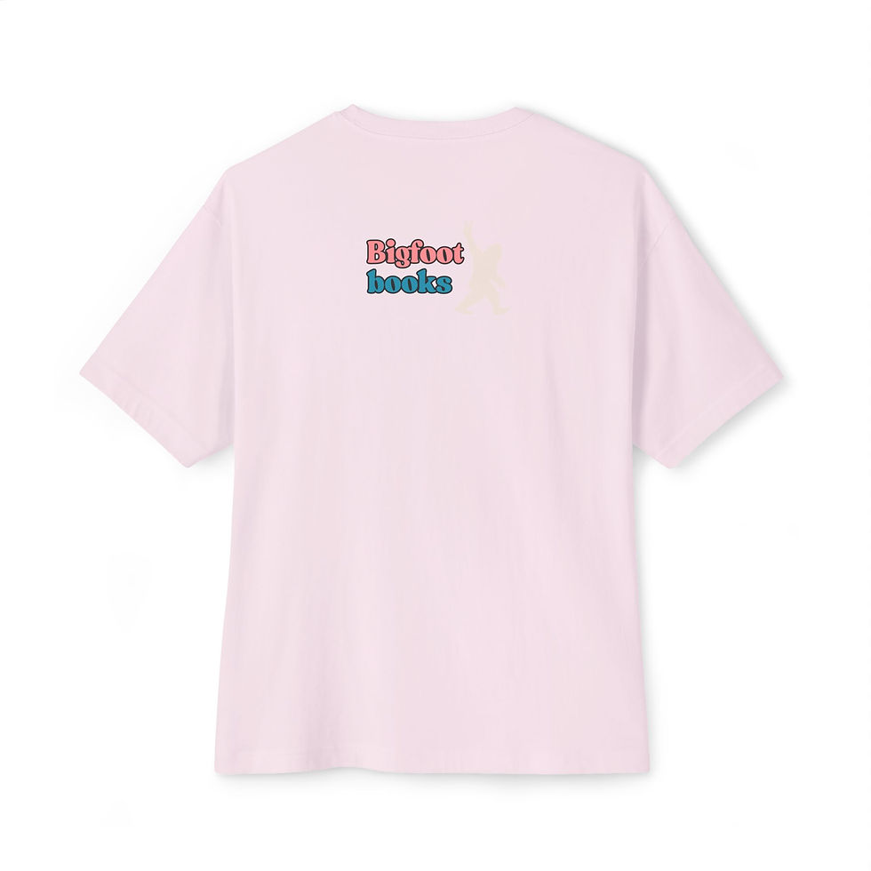 Thumbnail: Bigfoot Books Est. Unisex Oversized Boxy Tee
