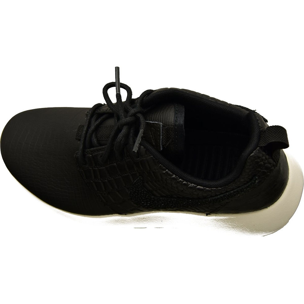 Thumbnail: Nike WMNS Roshe ONE LX Womens Fashion-Sneakers 881202-001_8.5 - Black/Black-I...