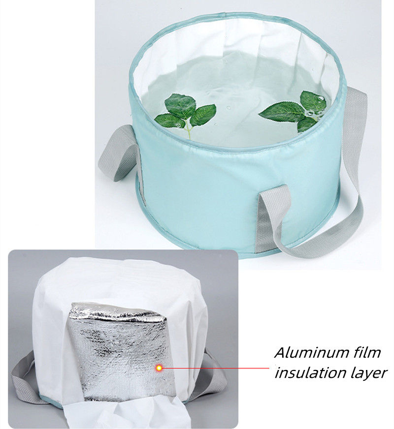 Thumbnail: Portable Foldable Foot Soak Bath Tubs with Handles - Insulated, 5-Layer Design f