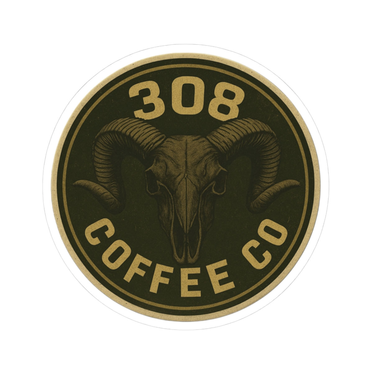 Circle Patch Kiss-Cut Sticker