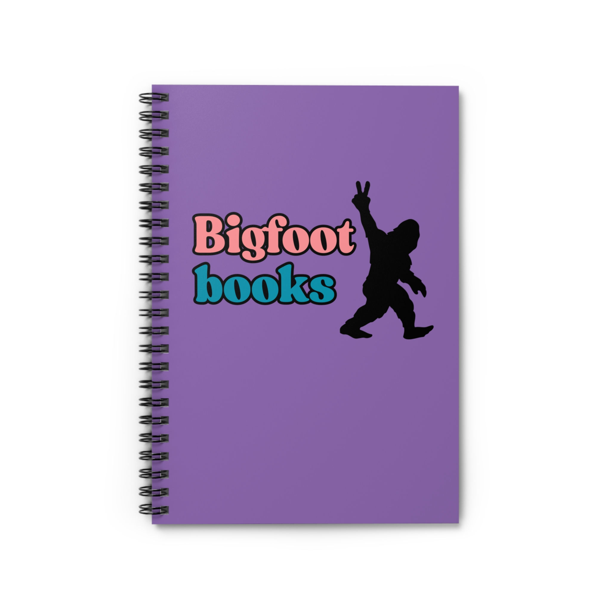 Bigfoot Books Spiral Notebook - Cute Gift for Writers, Bigfoot Lovers