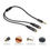 Thumbnail: HOOMIL Headphone Splitter 3.5mm Jack Male to 2 Port 3.5mm Female Cable Audio ...