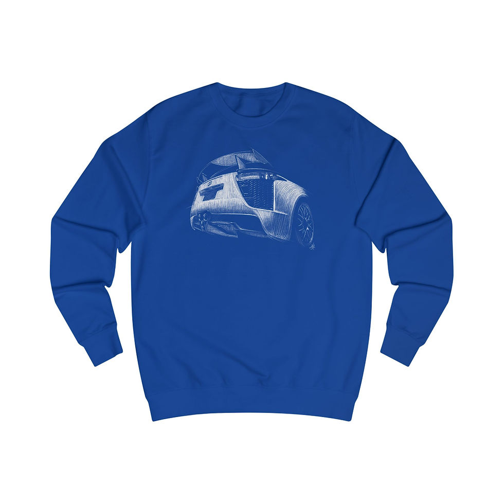 Pull Lexus LFA, unisexe, bleu roi