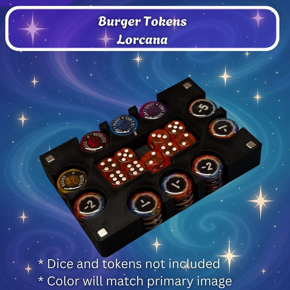 Thumbnail: Steel Lorcana Deck Box: Lore Counter, Token Tray & Card Storage