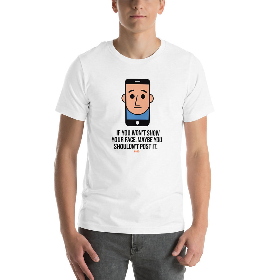 Thumbnail: Don't Post It - WhimWiz Unisex t-shirt