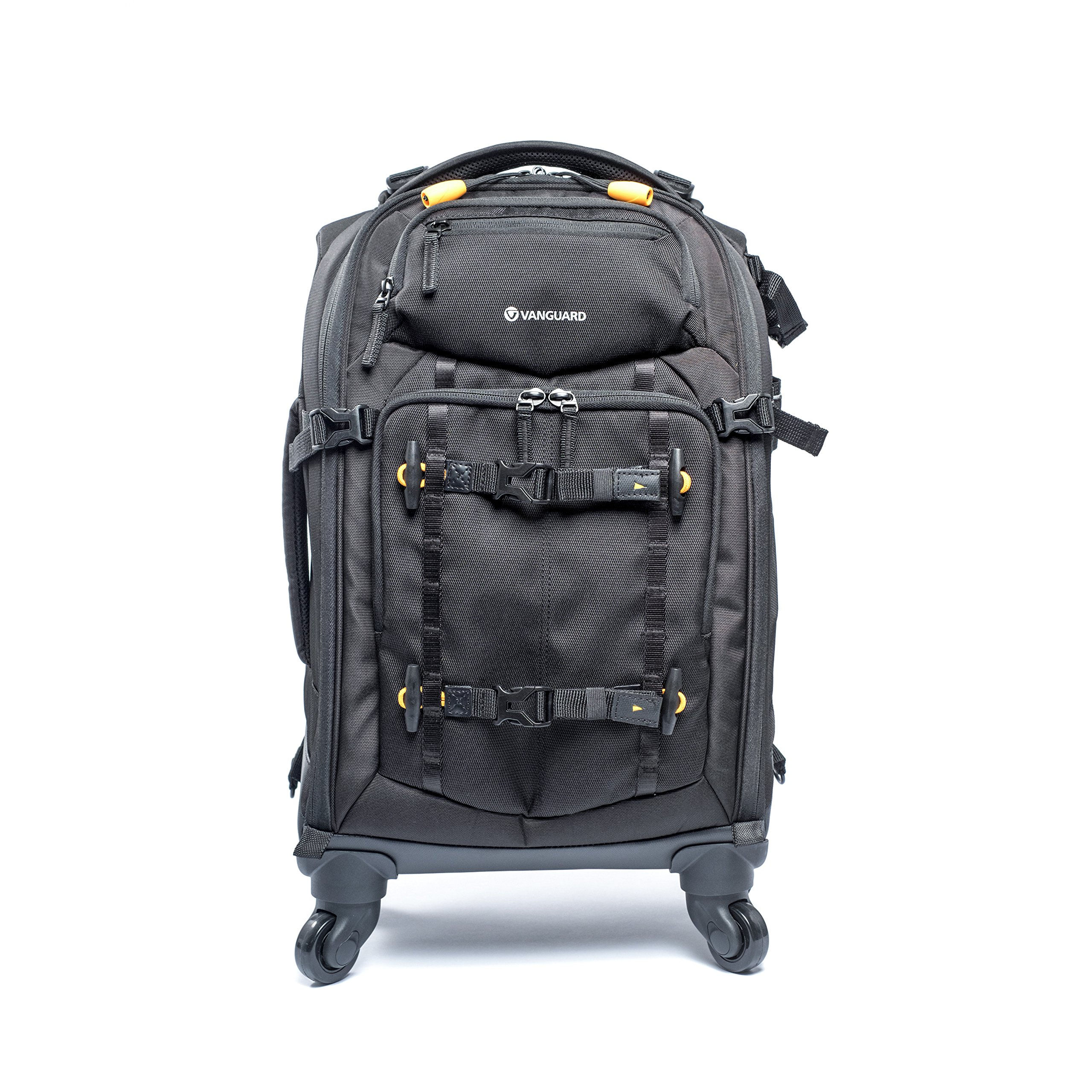 VANGUARD ALTA FLY 55T DSLR Camera Backpack, 4 Wheel Spinner/Trolley, Black