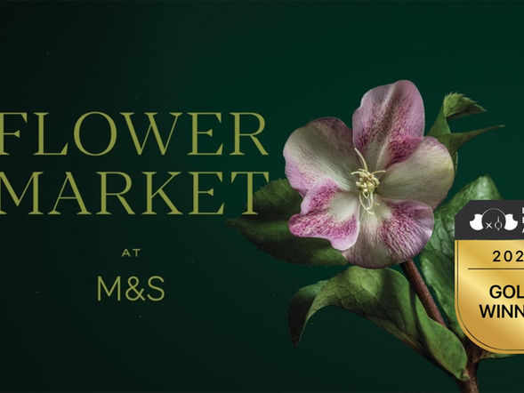 Whippet wins Gold at the London Design Awards for M&S Flower Market rebrand