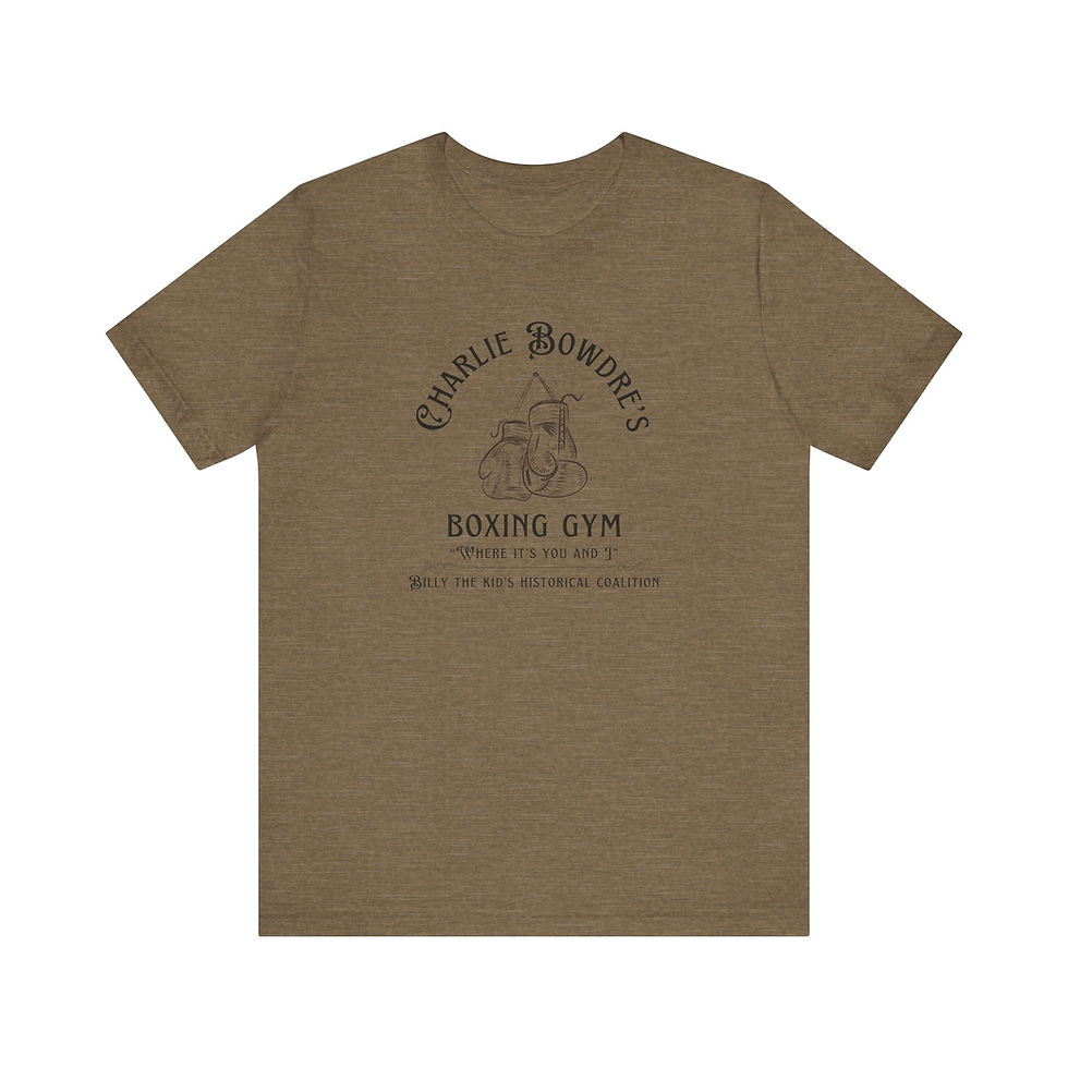 Thumbnail: Charlie Bowdre's Boxing Gym Shirt
