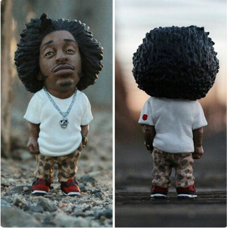 Thumbnail: Funny Hip Hop Rapper Figurine Resin Statue – Cool Home, Car,  Garden Decoration
