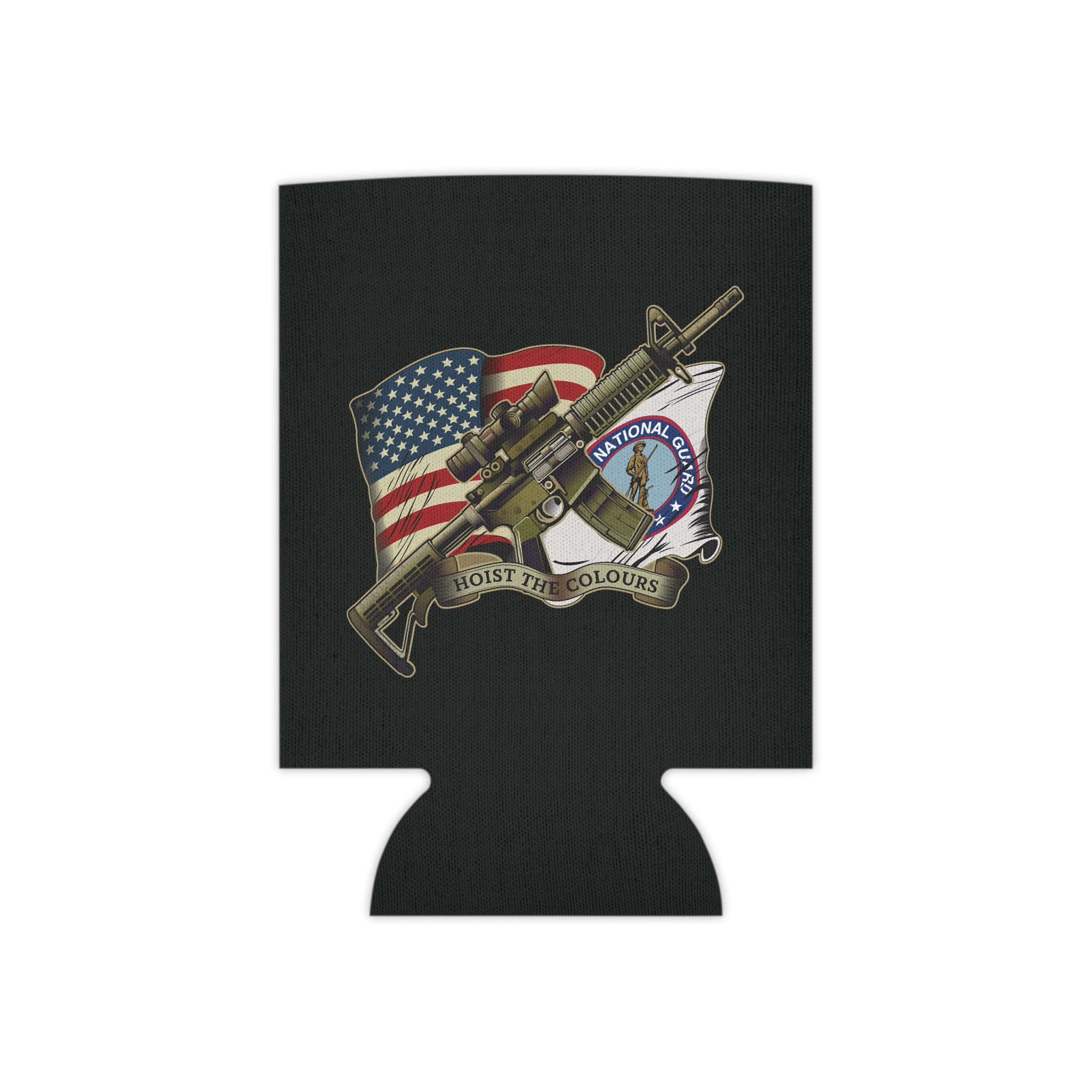 National Guard Can Cooler - Tactical Drink Holder, Outdoor Gear, Gift for Him