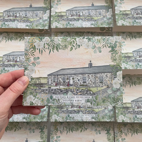 Doxford Barns Wedding Invitation