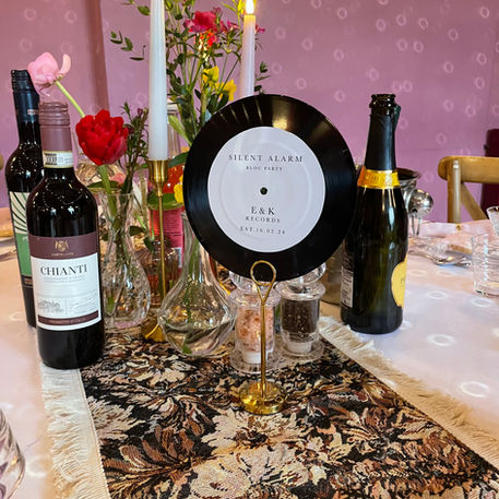 Vinyl Record Table Numbers 