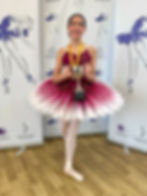 Ombré hooped stretch tutu