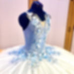Bodice detail on stretch tutu