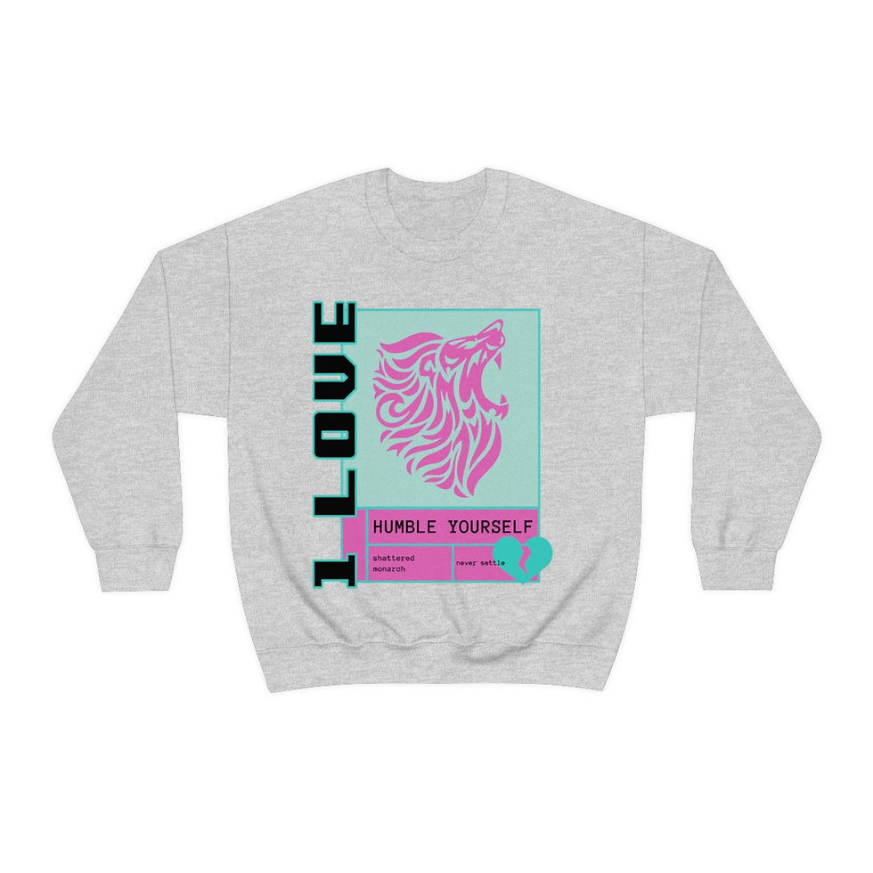 Thumbnail: Humble Yourself Unisex Heavy Blend™ Crewneck Sweatshirt