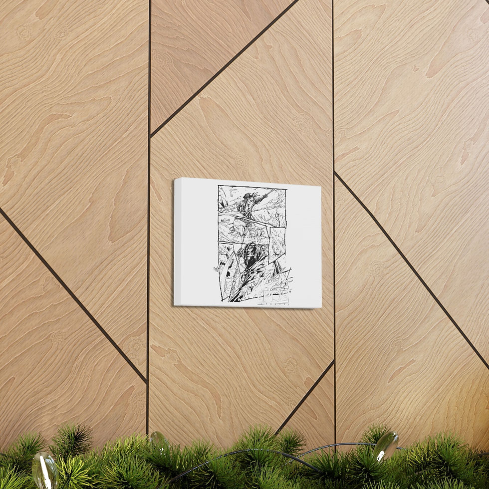 Thumbnail: Demise Slaughter Page Canvas Gallery Wraps