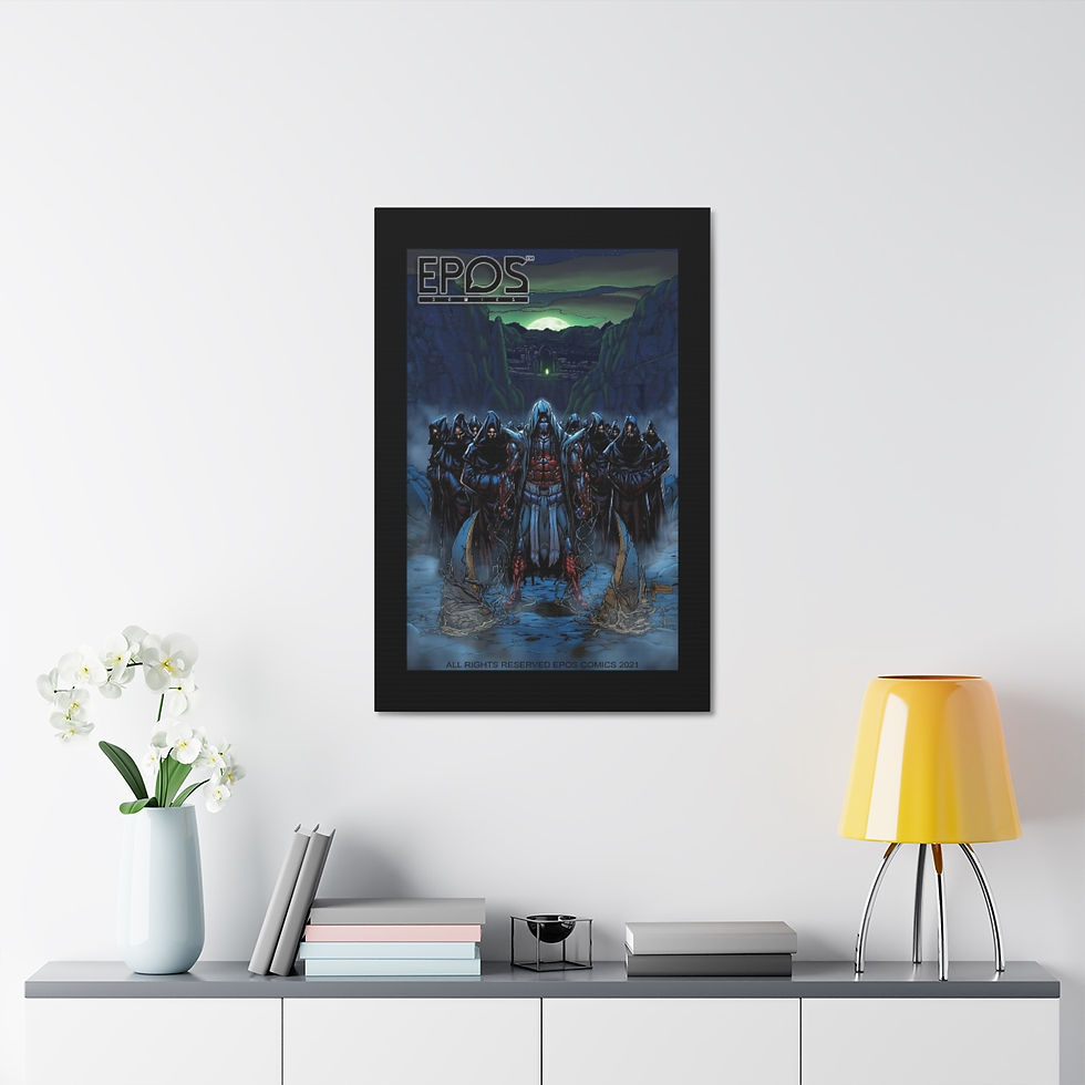 Thumbnail: Demise Satin Canvas, Stretched