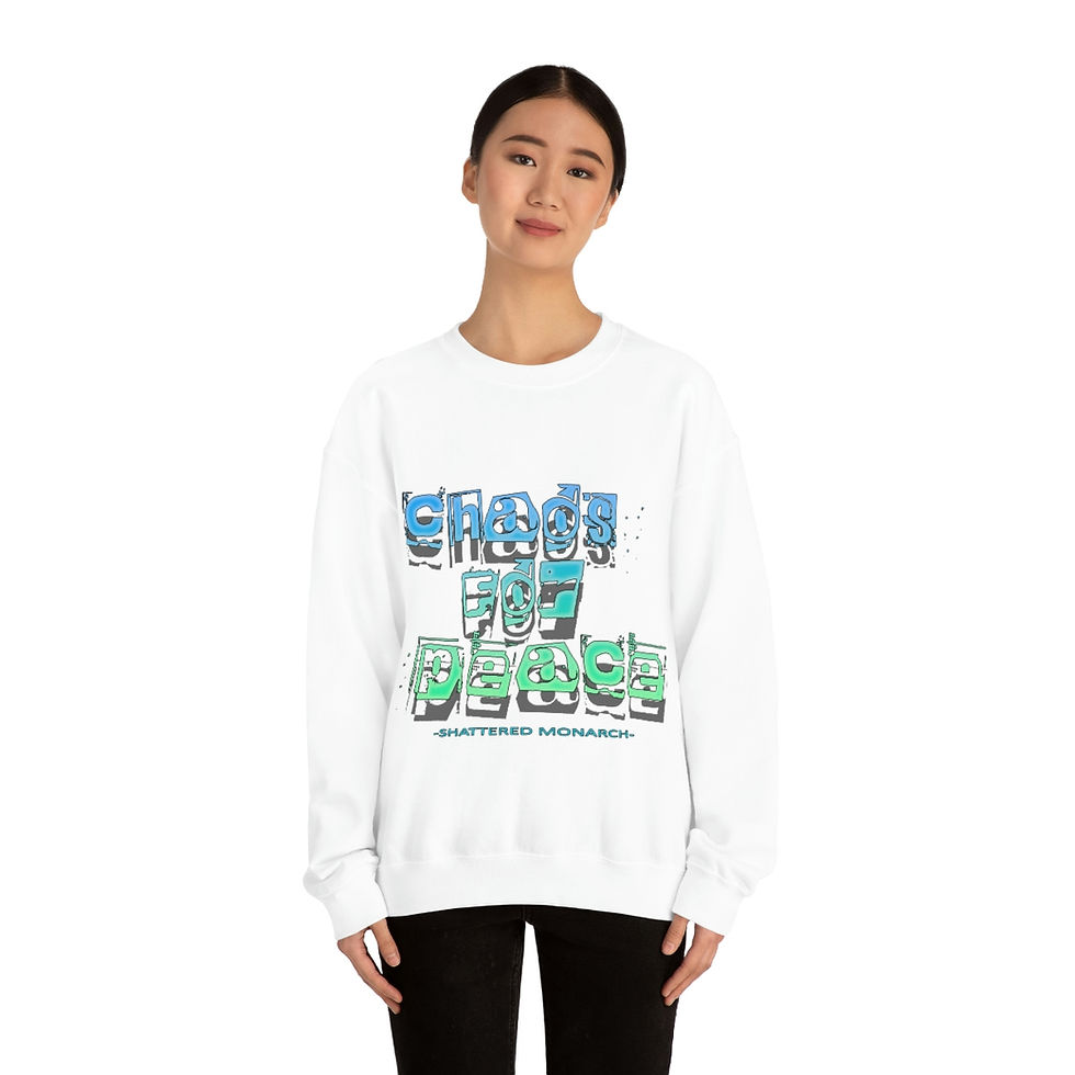 Thumbnail: Chaos For Peace Unisex Heavy Blend™ Crewneck Sweatshirt