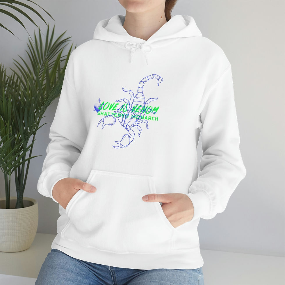 Thumbnail: Love Is Venom Unisex Heavy Blend™ Hooded Sweatshirt