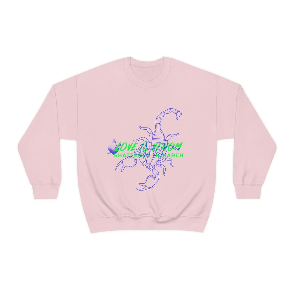 Thumbnail: Love Is Venom Unisex Heavy Blend™ Crewneck Sweatshirt