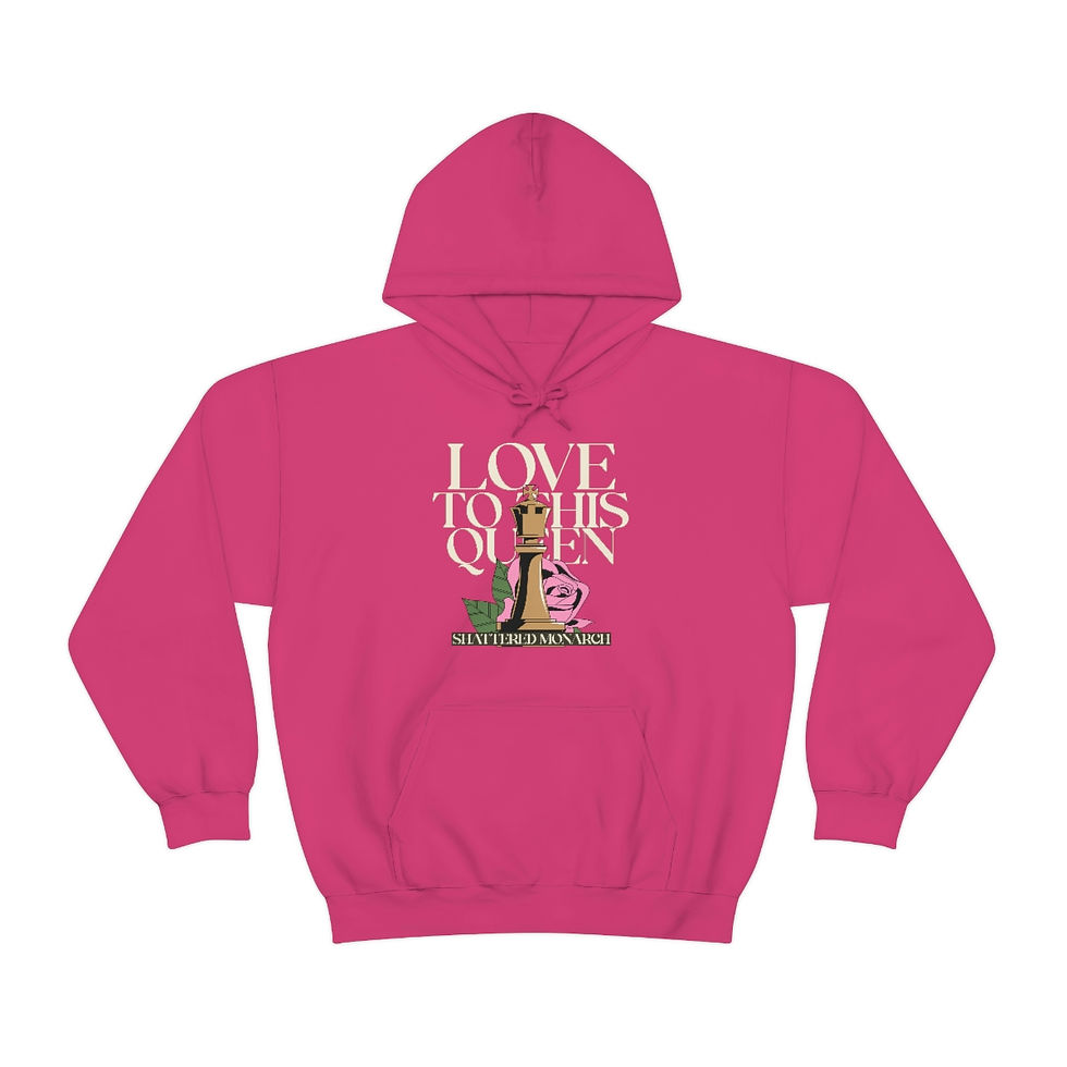 Thumbnail: Love to this queen  Heavy Blend™ Hooded Sweatshirt