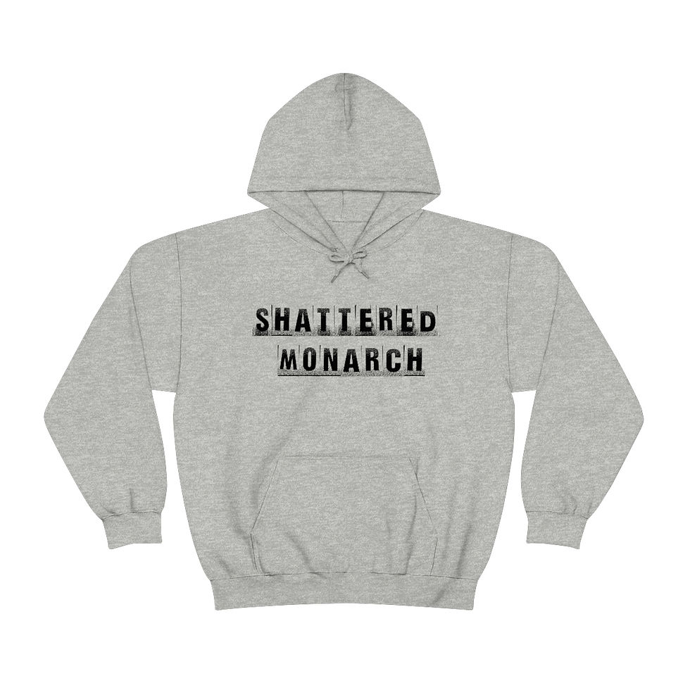 Thumbnail: Shattered Monarch Unisex Heavy Blend™ Hooded Sweatshirt