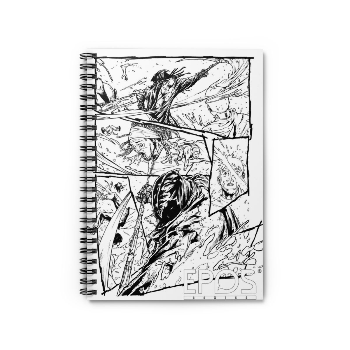 Demise Slaughter Page Spiral Notebook - Ruled Line
