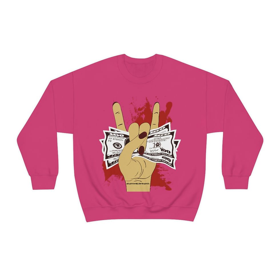 Thumbnail: Her Money Unisex Heavy Blend™ Crewneck Sweatshirt