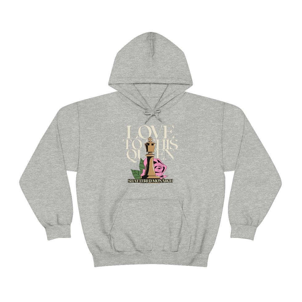 Thumbnail: Love to this queen  Heavy Blend™ Hooded Sweatshirt