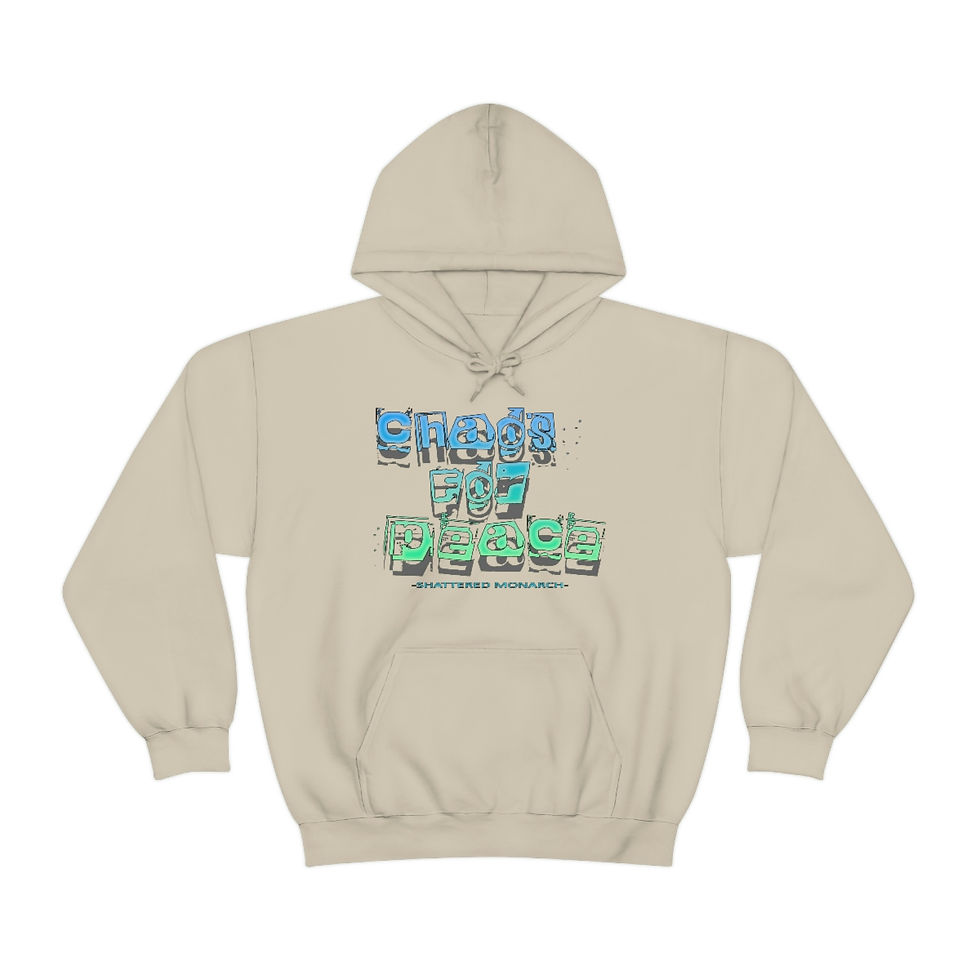 Thumbnail: Chaos For Peace Unisex Heavy Blend™ Hooded Sweatshirt