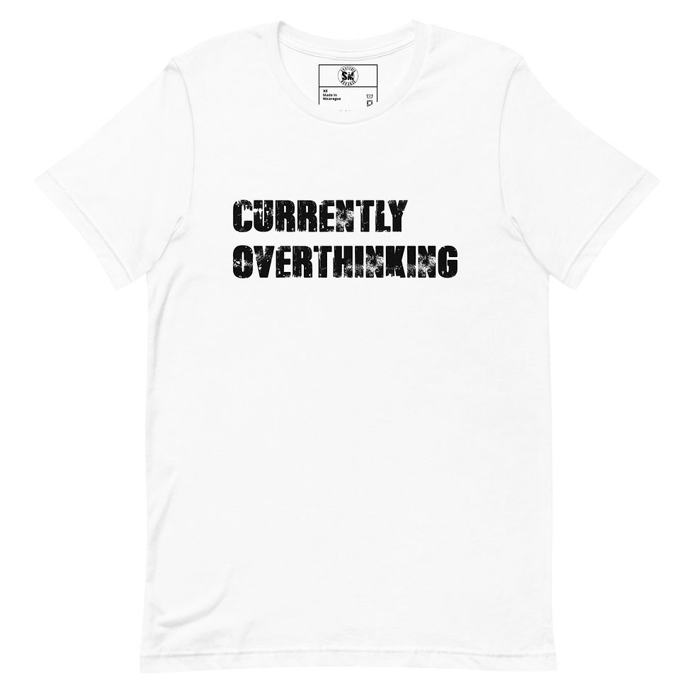 Thumbnail: Currently Overthinking Unisex t-shirt