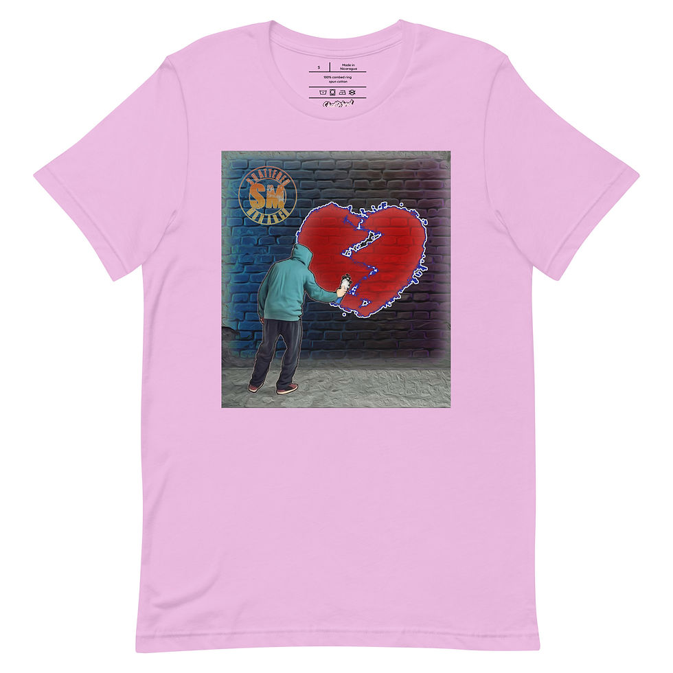 Thumbnail: Graffiti Heart Unisex t-shirt