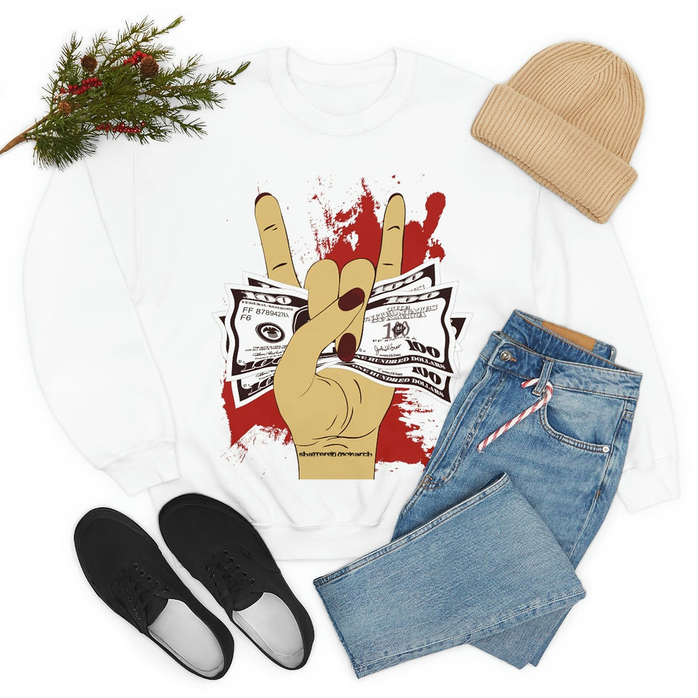 Thumbnail: Her Money Unisex Heavy Blend™ Crewneck Sweatshirt