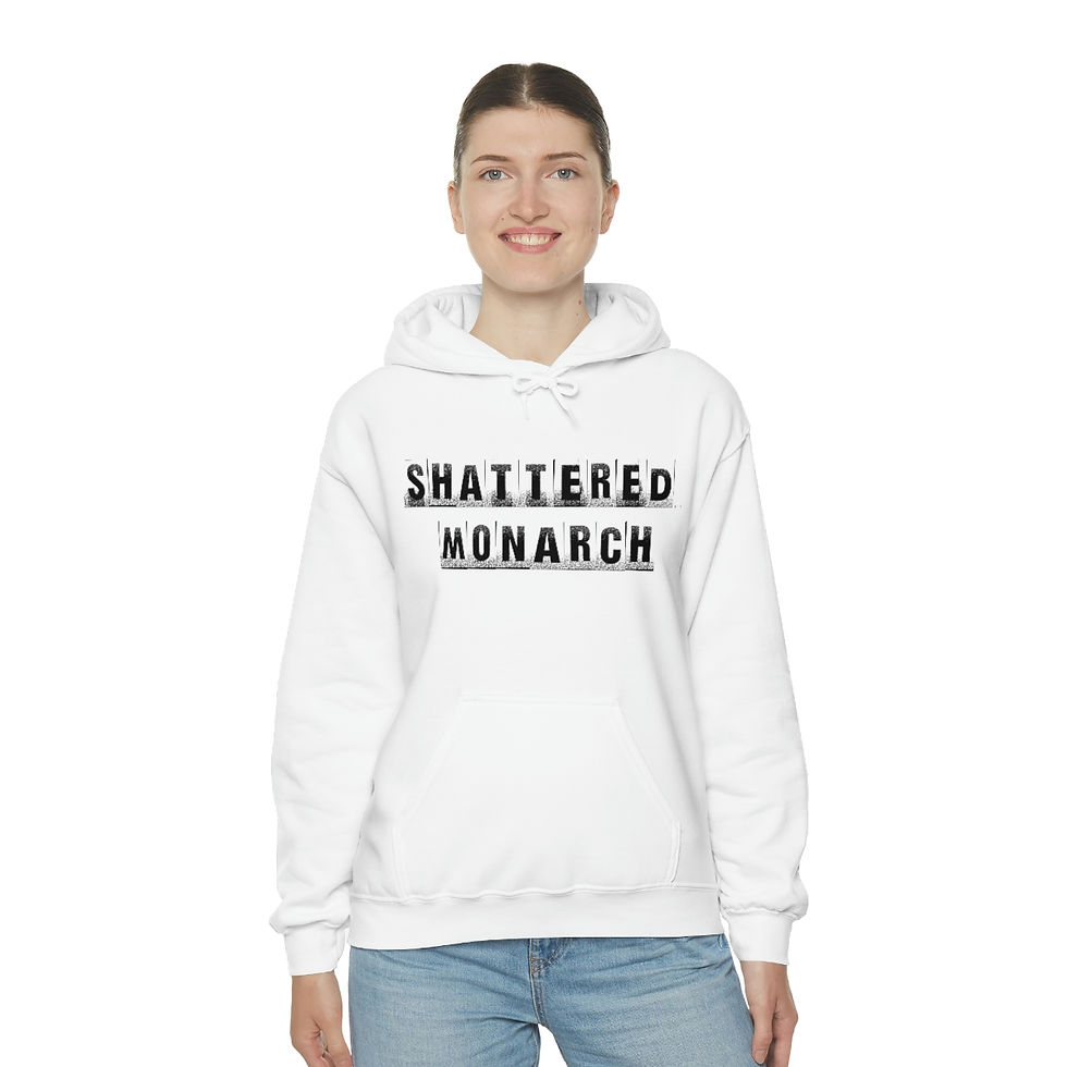 Thumbnail: Shattered Monarch Unisex Heavy Blend™ Hooded Sweatshirt