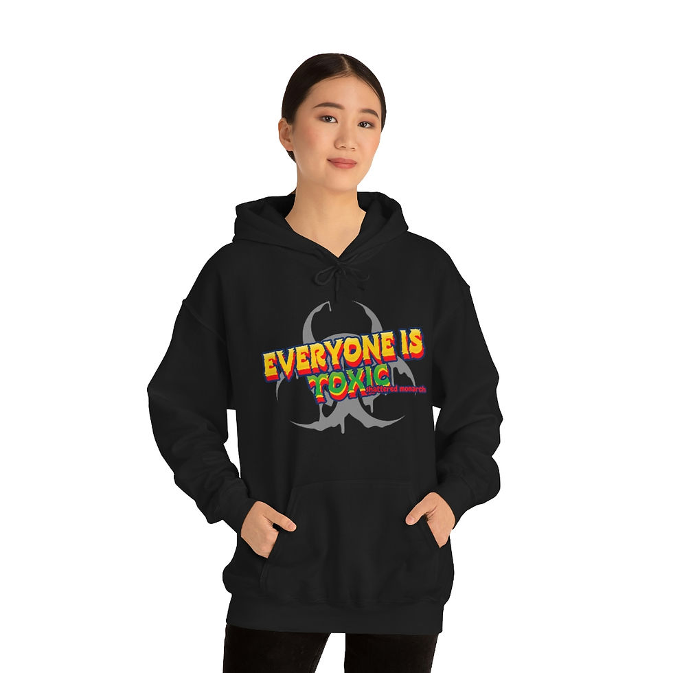 Thumbnail: Everyone is Toxic Unisex Heavy Blend™ Hooded Sweatshirt
