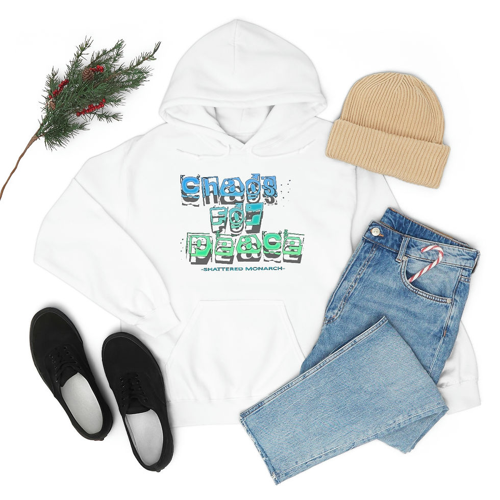 Thumbnail: Chaos For Peace Unisex Heavy Blend™ Hooded Sweatshirt