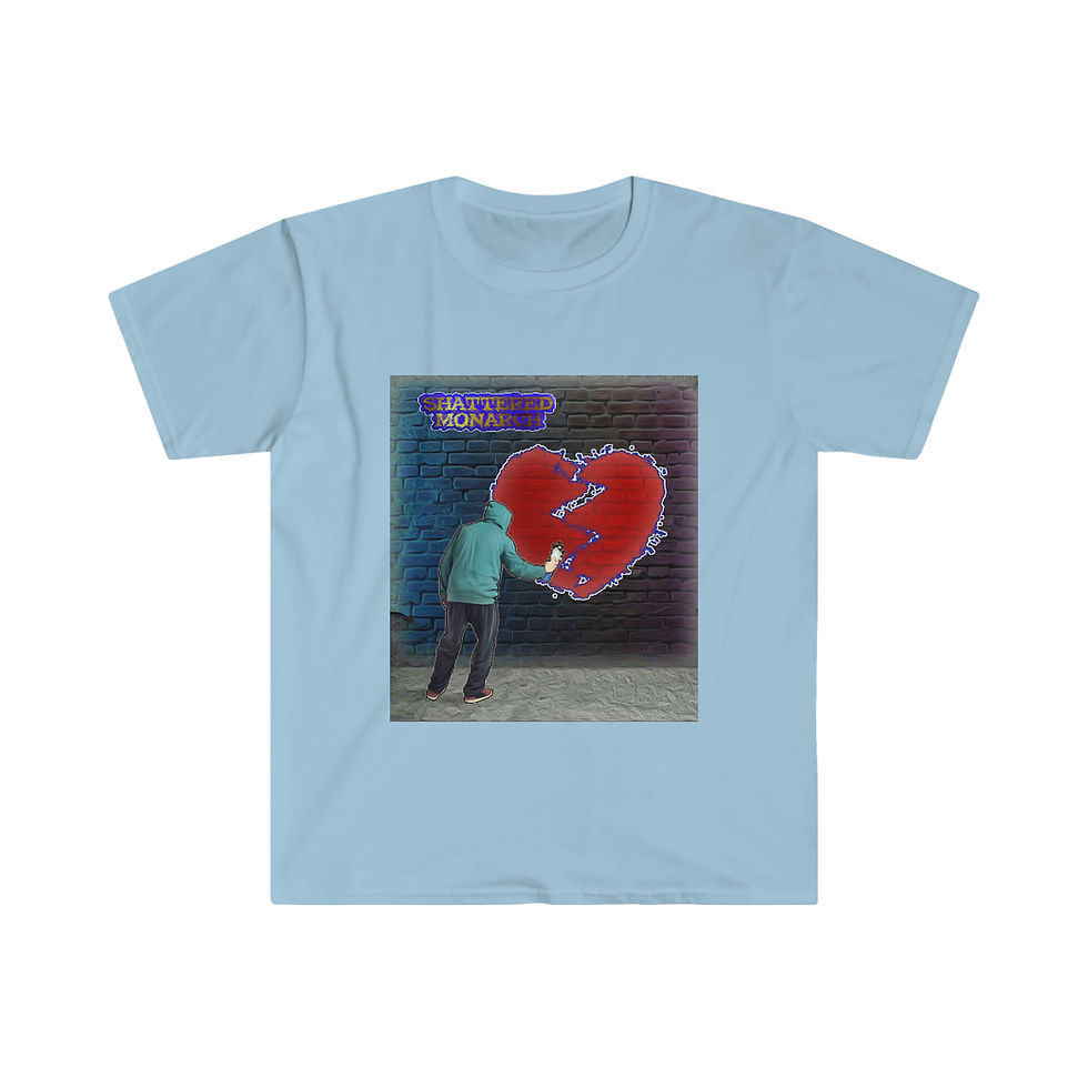 Thumbnail: Graffiti Heart Unisex Softstyle T-Shirt