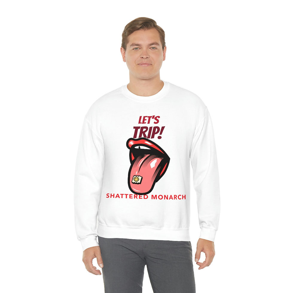 Thumbnail: Lets Trip Unisex Heavy Blend™ Crewneck Sweatshirt