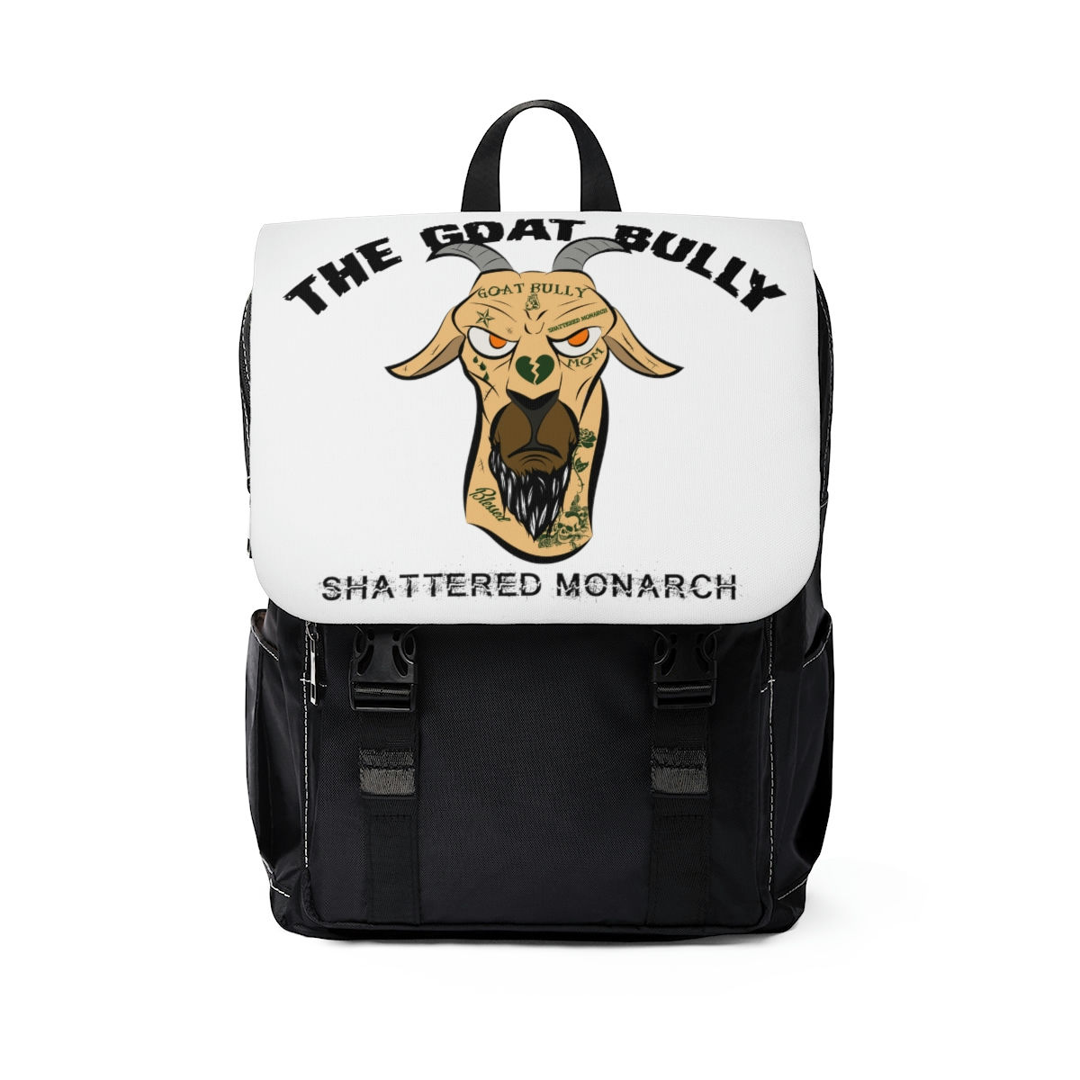 The Goat Bully Unisex Casual Shoulder Backpack