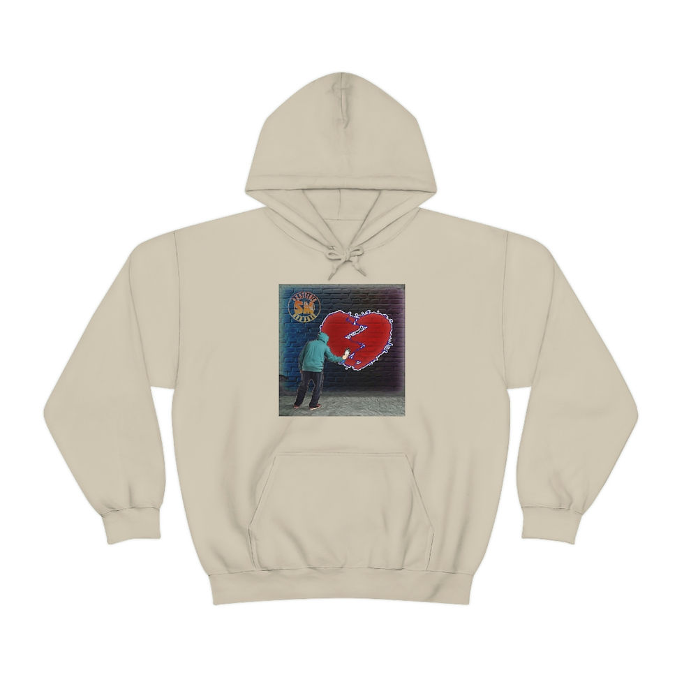 Thumbnail: Graffiti Heart  Unisex Heavy Blend™ Hooded Sweatshirt
