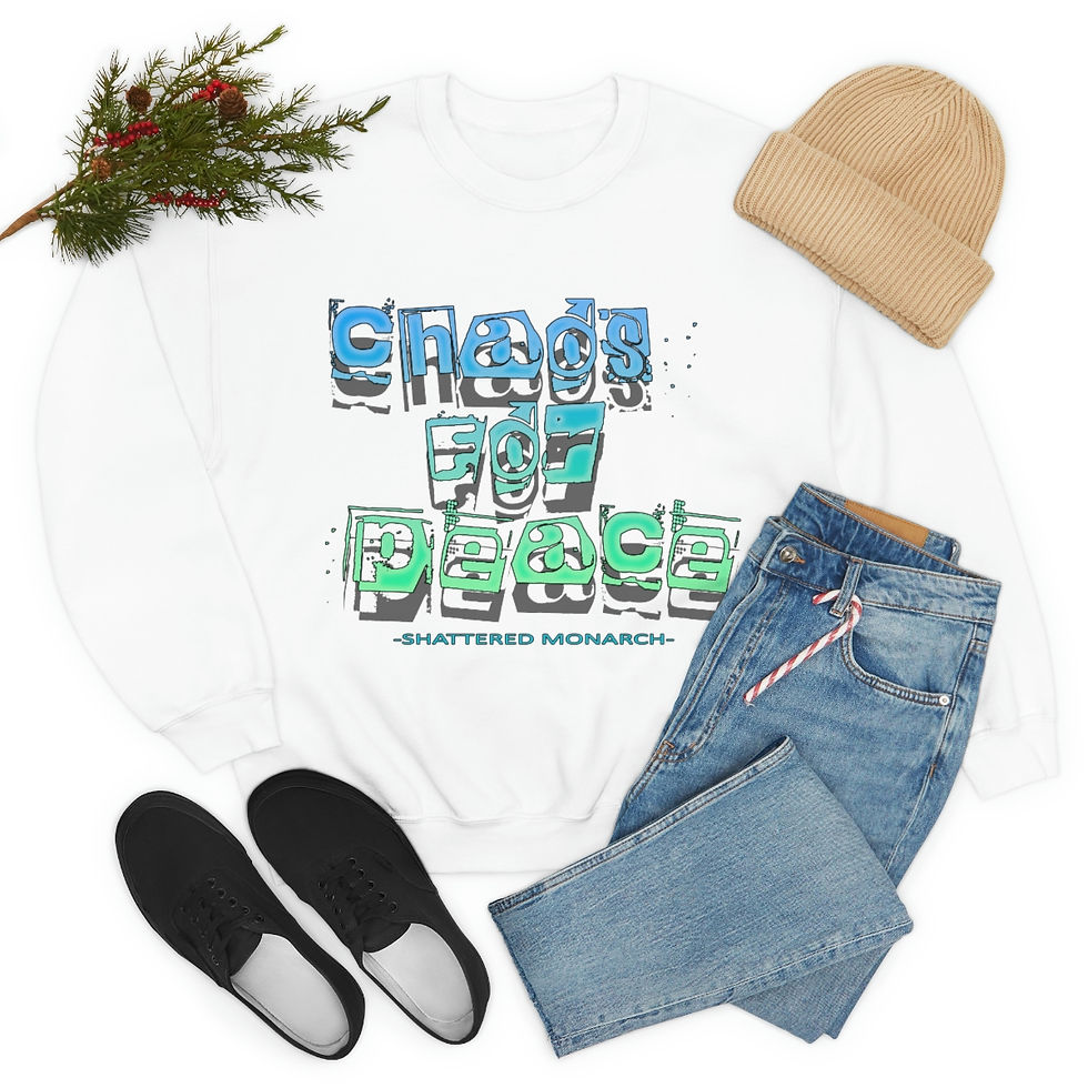 Thumbnail: Chaos For Peace Unisex Heavy Blend™ Crewneck Sweatshirt