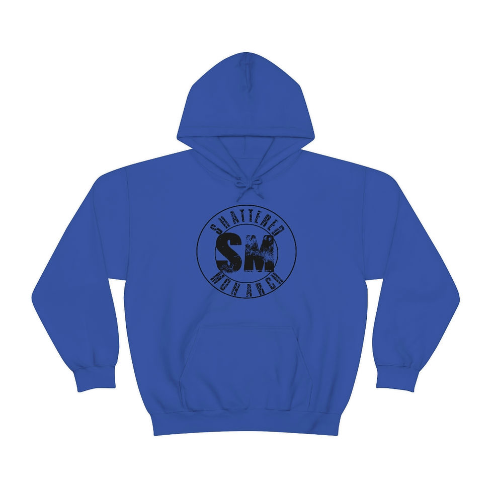 Thumbnail: Shattered Monarch Logo Unisex Heavy Blend™ Hooded Sweatshirt