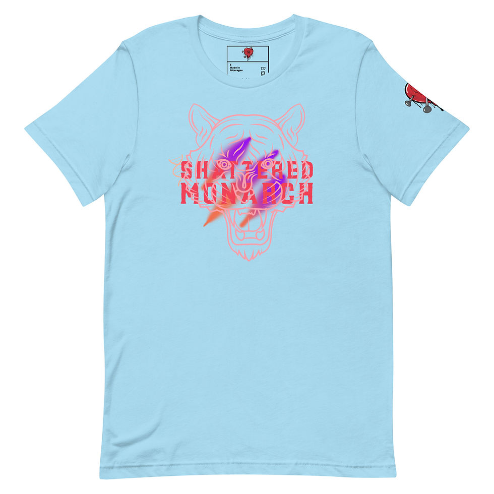 Thumbnail: Shattered Monarch Tiger Unisex t-shirt