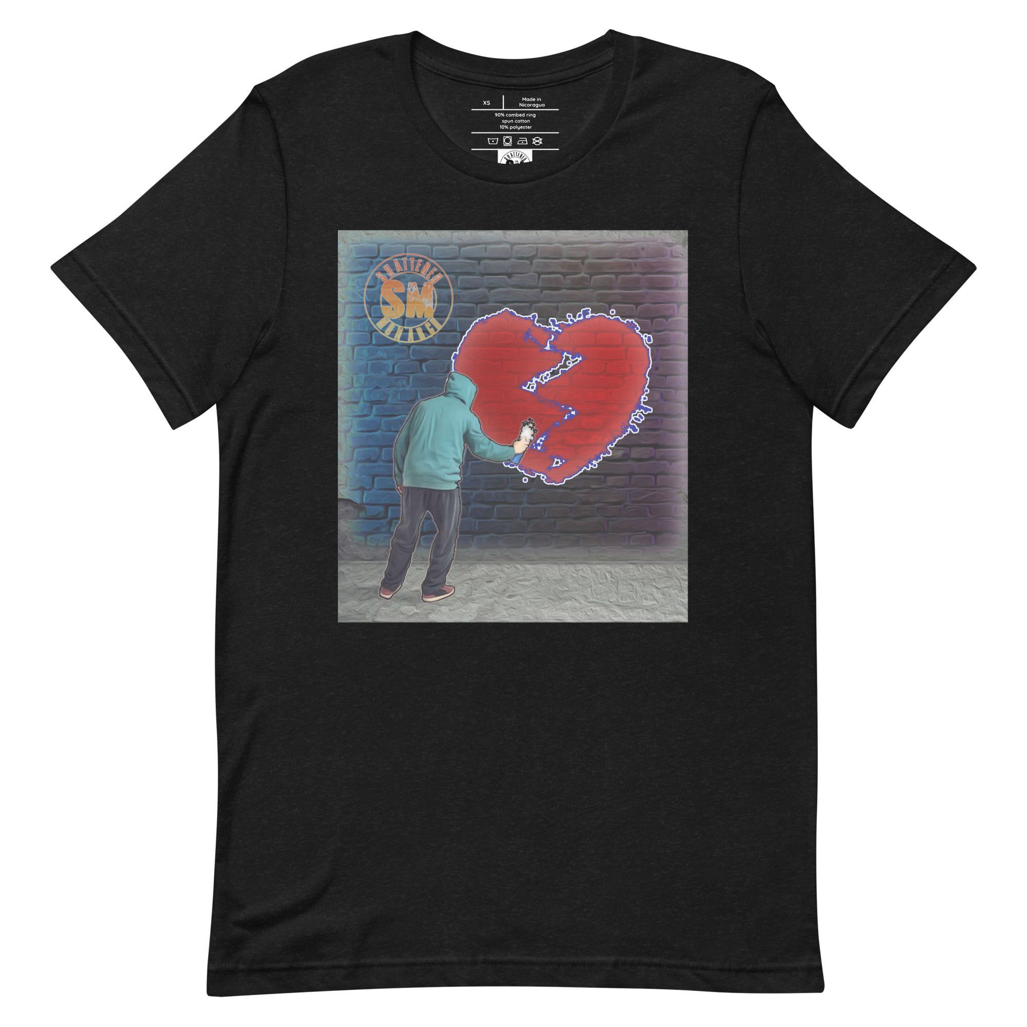 Graffiti Heart Unisex t-shirt