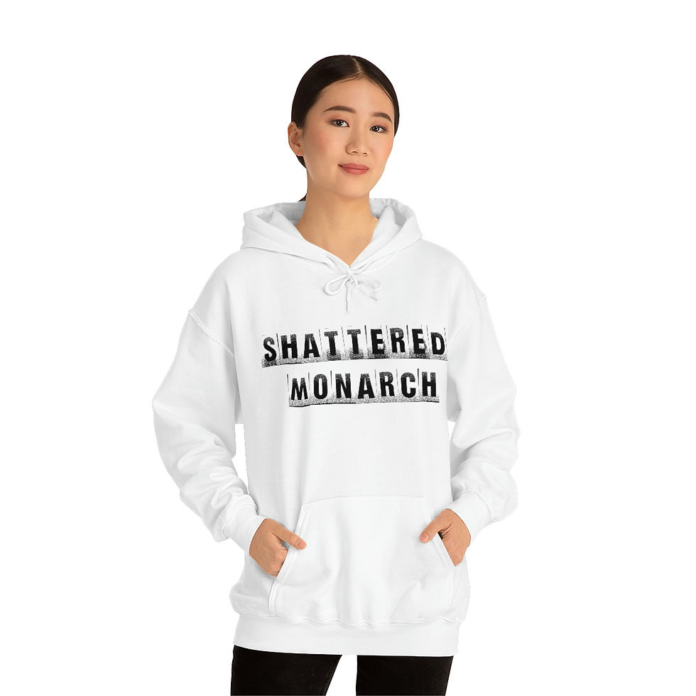 Thumbnail: Shattered Monarch Unisex Heavy Blend™ Hooded Sweatshirt