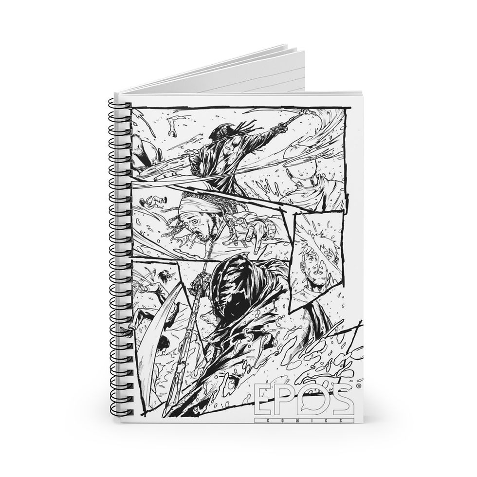Thumbnail: Demise Slaughter Page Spiral Notebook - Ruled Line