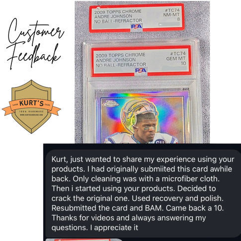 Kurt's Card Care Customer Feedback